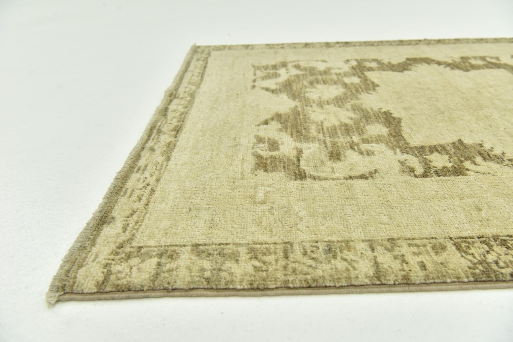 2' 7 x 8' 5 Hand Knotted Peshawar Ziegler Runner Rug