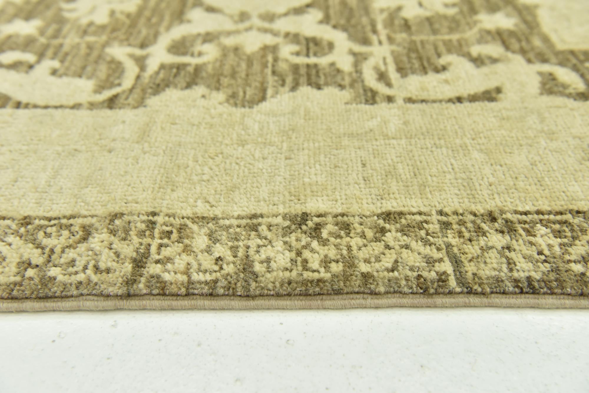 2' 7 x 8' 5 Hand Knotted Peshawar Ziegler Runner Rug