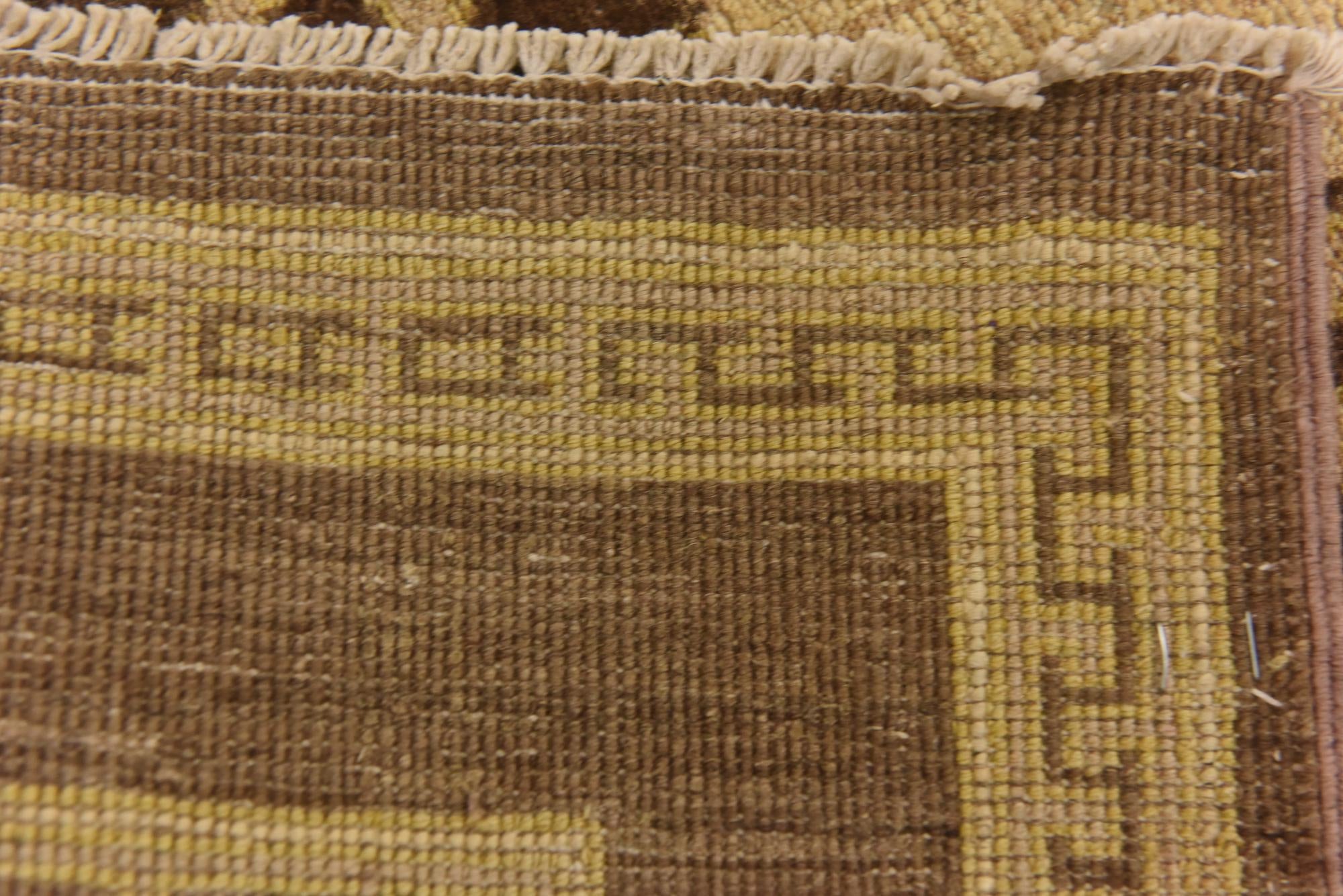 4' x 15' Hand Knotted Peshawar Ziegler Runner Rug
