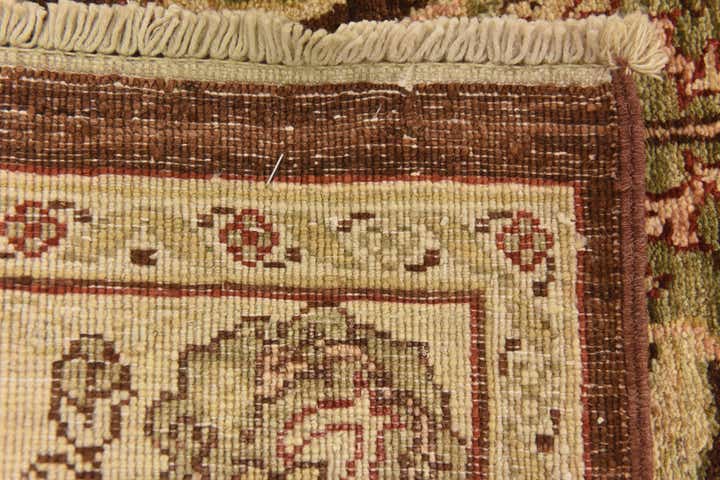3' 3 x 9' 7 Hand Knotted Peshawar Ziegler Runner Rug