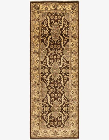 3' 3 x 9' 7 Hand Knotted Peshawar Ziegler Runner Rug