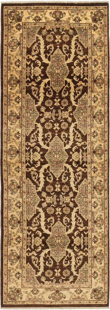 3' 3 x 9' 7 Hand Knotted Peshawar Ziegler Runner Rug