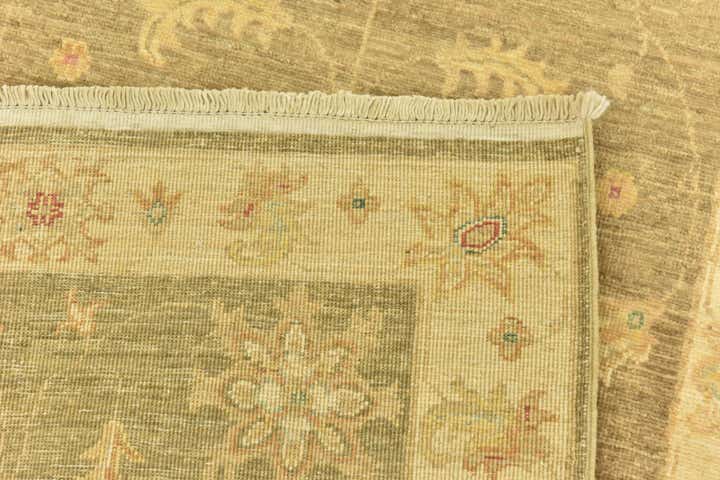 2' 7 x 10' Hand Knotted Peshawar Ziegler Runner Rug