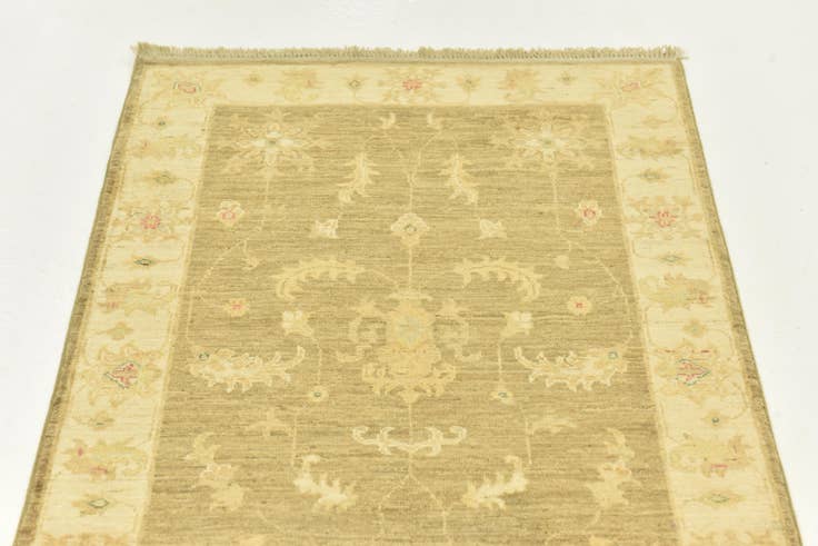 Detail image of 2' 7 x 10' Hand Knotted Peshawar Ziegler Runner Rug