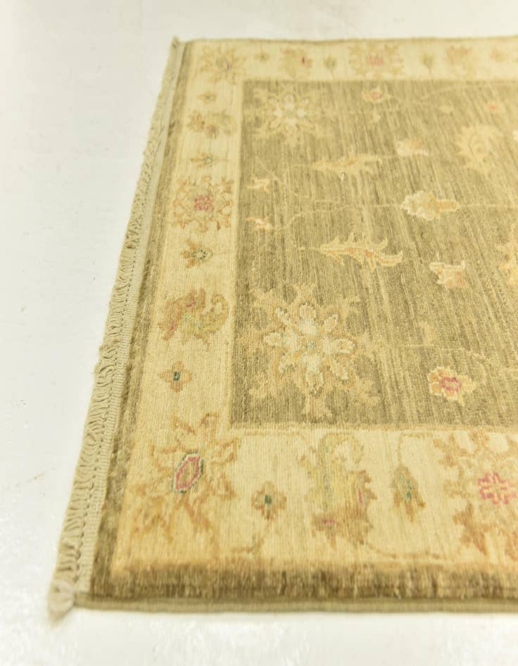 Detail image of 2' 7 x 10' Hand Knotted Peshawar Ziegler Runner Rug