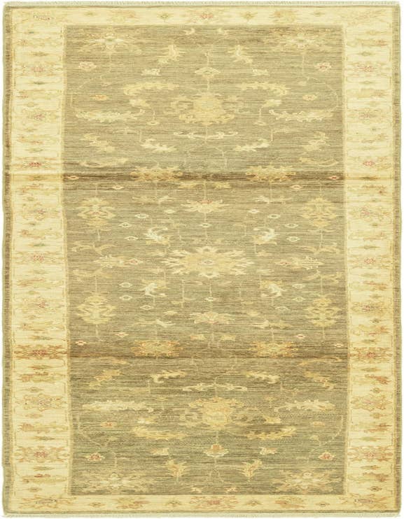 Detail image of 2' 7 x 10' Hand Knotted Peshawar Ziegler Runner Rug