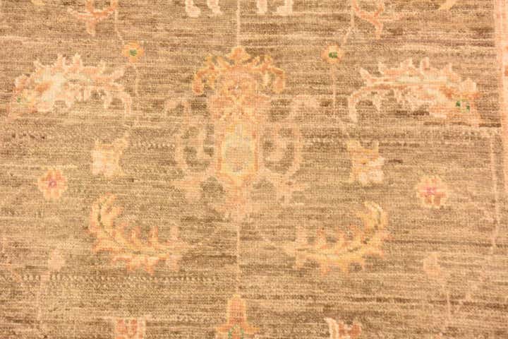 2' 7 x 10' Hand Knotted Peshawar Ziegler Runner Rug