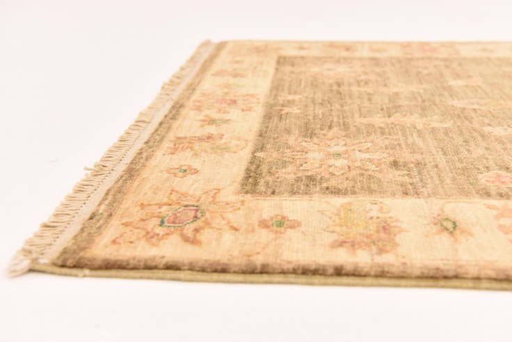 Detail image of 2' 7 x 10' Hand Knotted Peshawar Ziegler Runner Rug