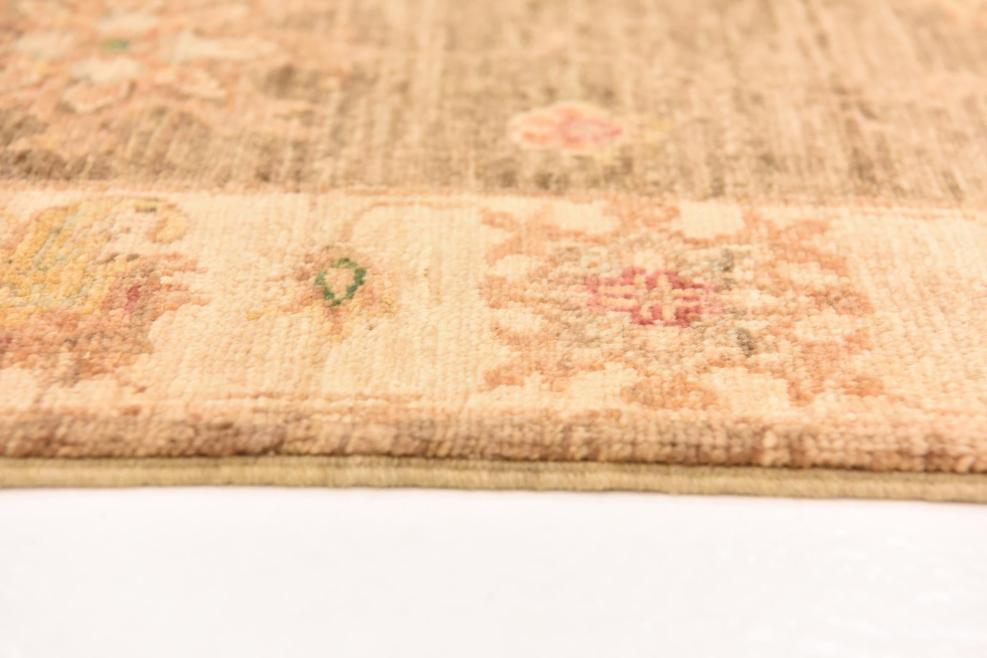 2' 7 x 10' Hand Knotted Peshawar Ziegler Runner Rug