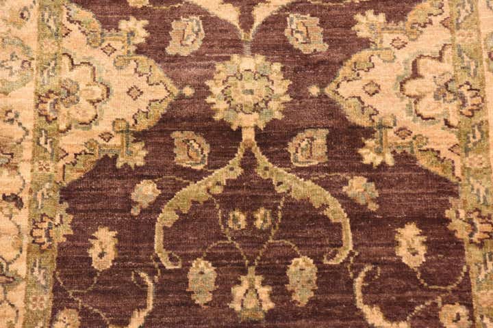 2' 8 x 9' 7 Hand Knotted Peshawar Ziegler Runner Rug