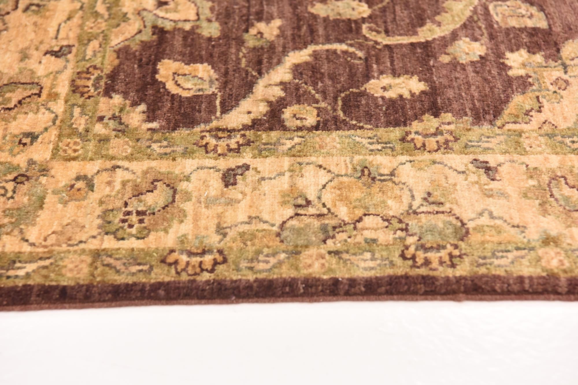 2' 8 x 9' 7 Hand Knotted Peshawar Ziegler Runner Rug