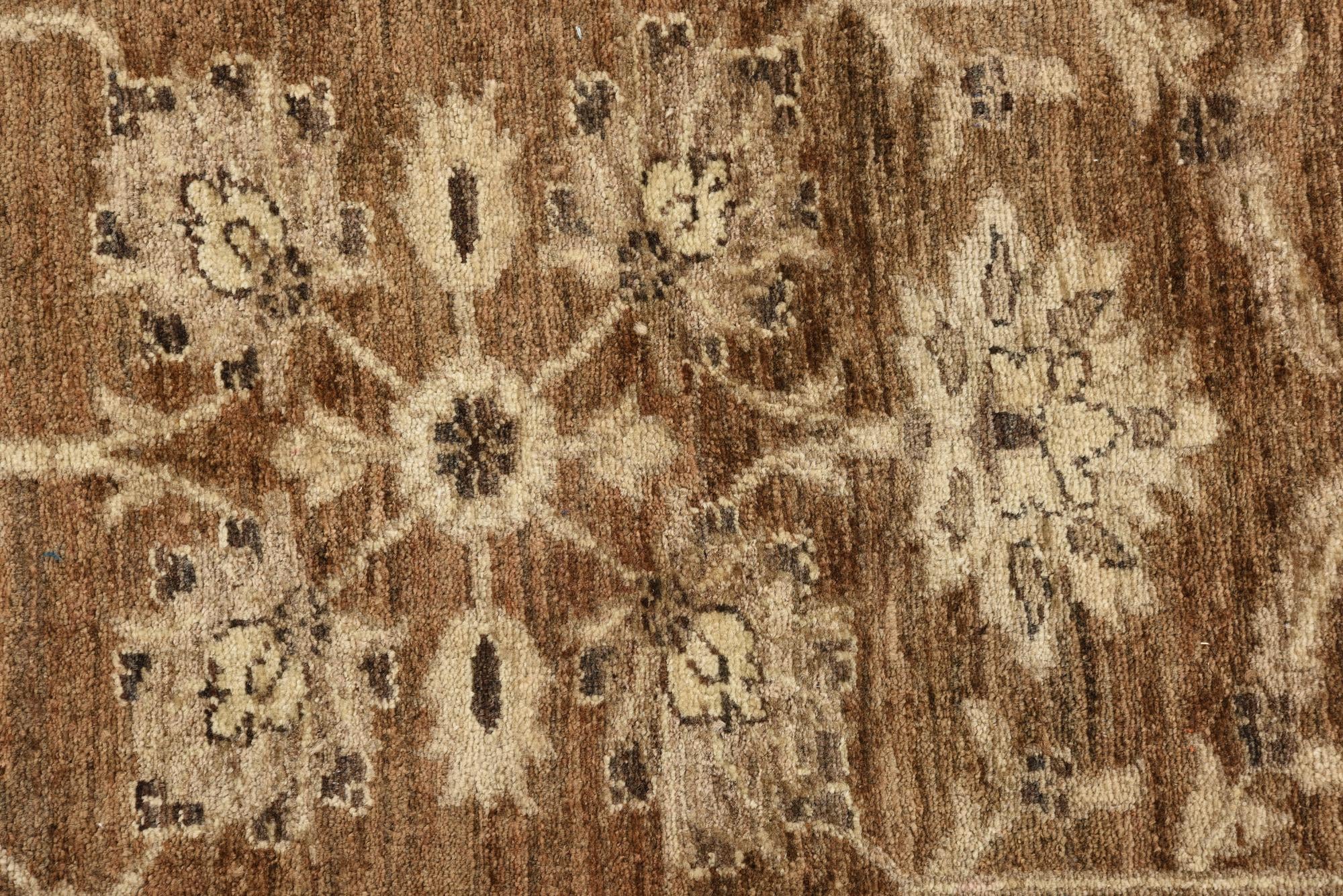 2' 9 x 9' 7 Hand Knotted Peshawar Ziegler Runner Rug
