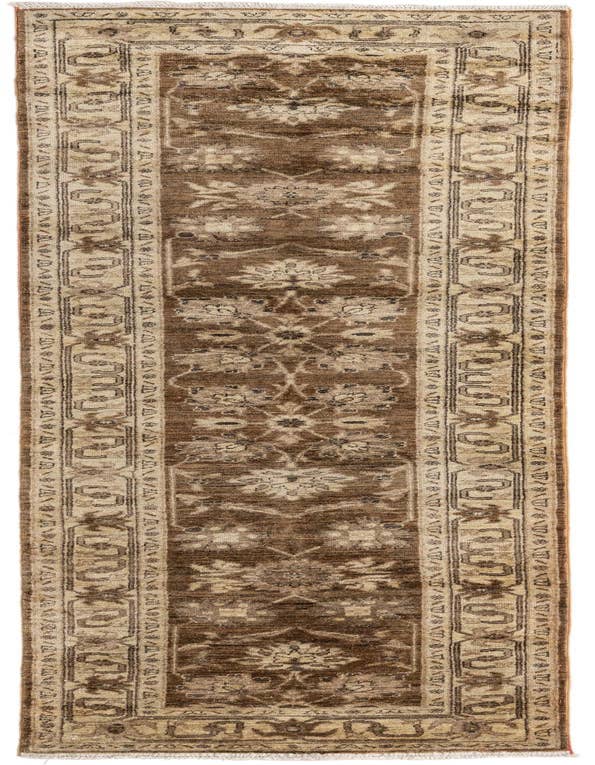 Detail image of 2' 9 x 9' 7 Hand Knotted Peshawar Ziegler Runner Rug