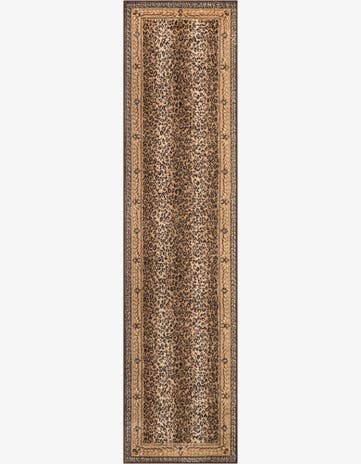 Brown Safari Runner Rug