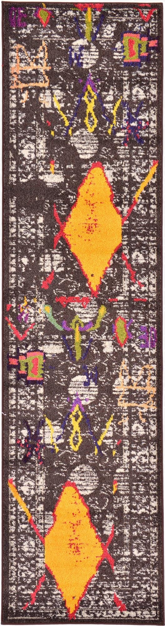 2' 7 x 10'  Washable Santa Fe Runner Rug