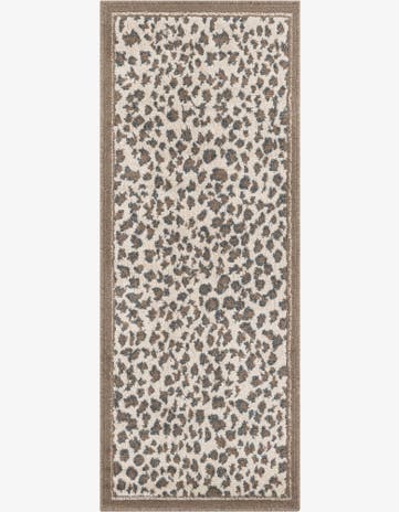 Brown Savannah Runner Rug