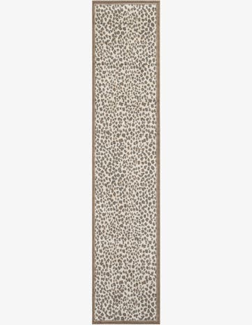 Brown Savannah Runner Rug