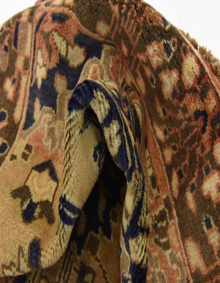 Detail image of 3' 5 x 9' 6  Hand Knotted Saveh Persian Wool Runner Rug