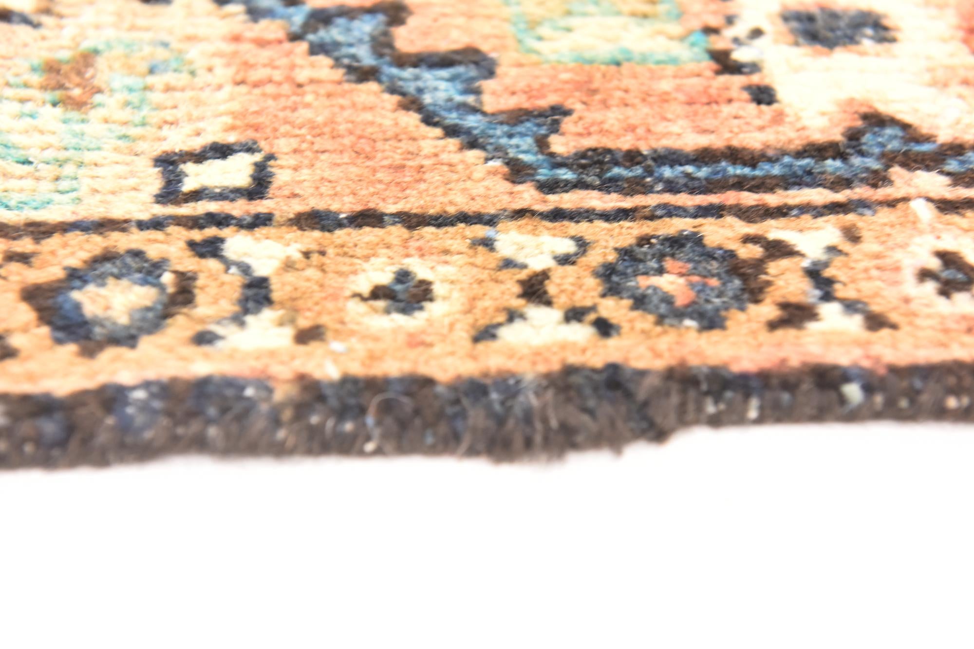 5' x 9' 6 Hand Knotted Shahsavand Persian Wool Runner Rug