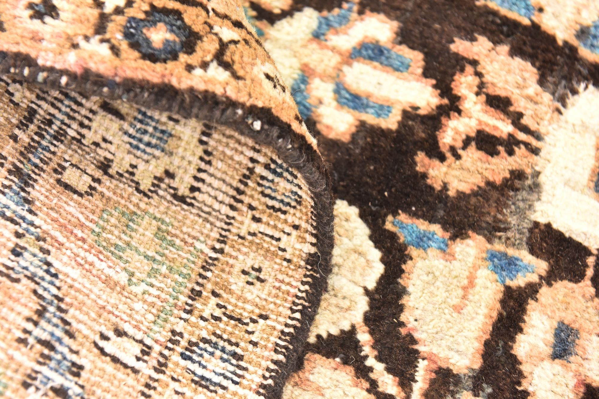 5' x 9' 6 Hand Knotted Shahsavand Persian Wool Runner Rug