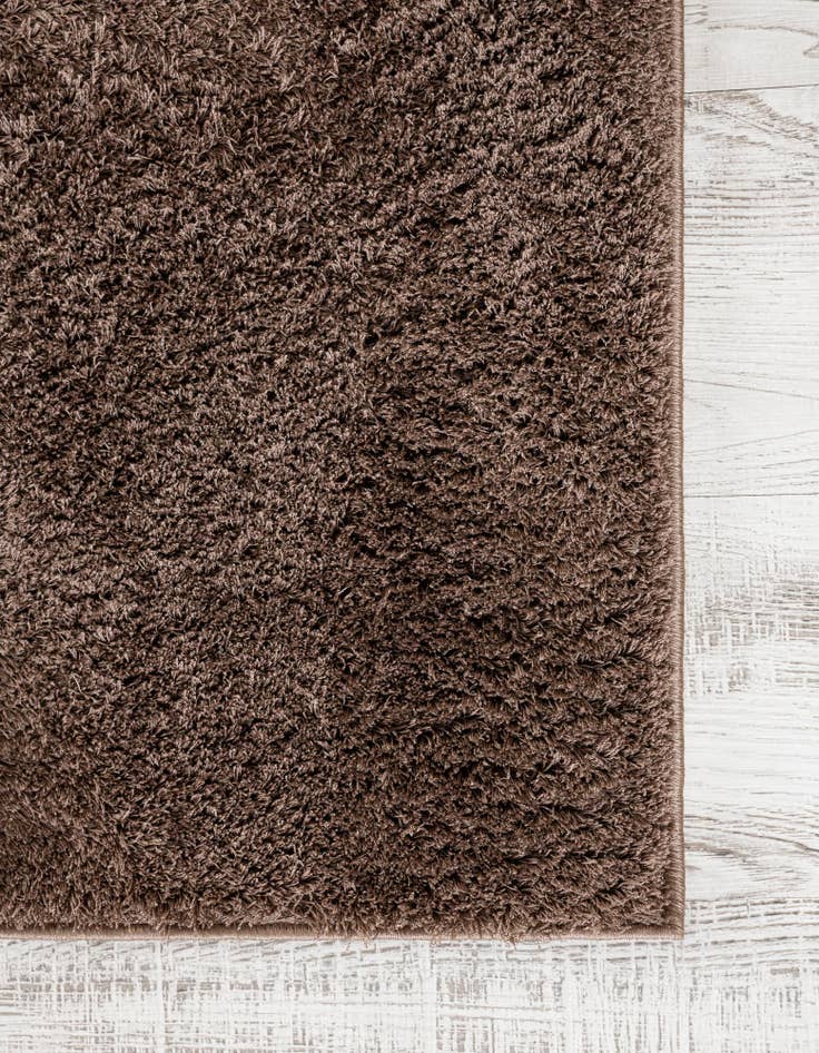 Detail image of 62cm x 205cm Studio Solid Shag Runner Rug