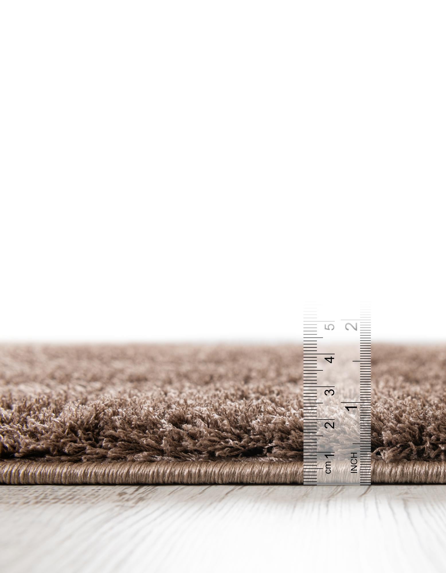 2' 7 x 10' Studio Solid Shag Runner Rug