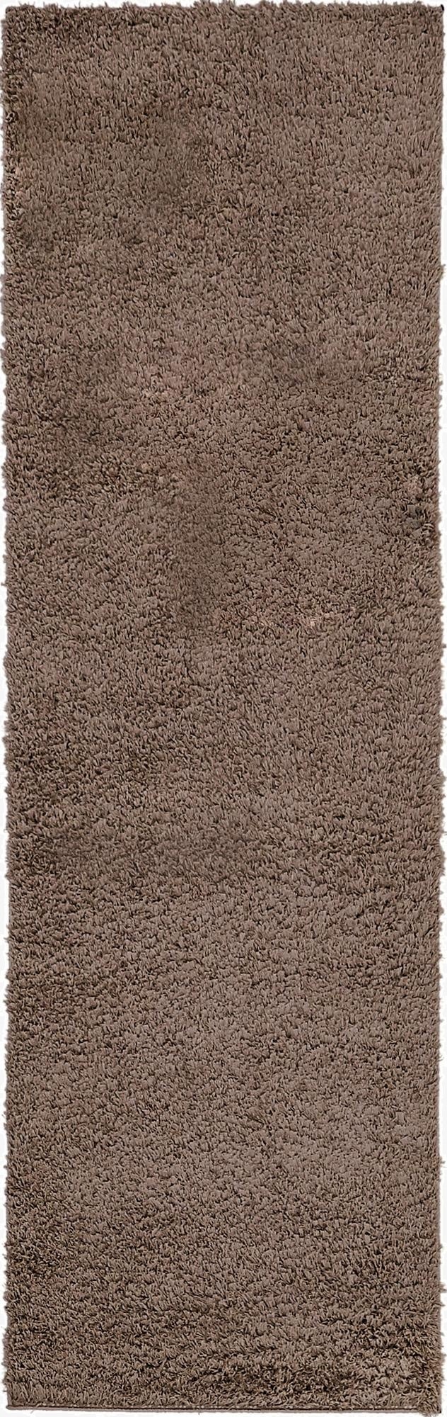 2' x 6' 9 Studio Solid Shag Runner Rug