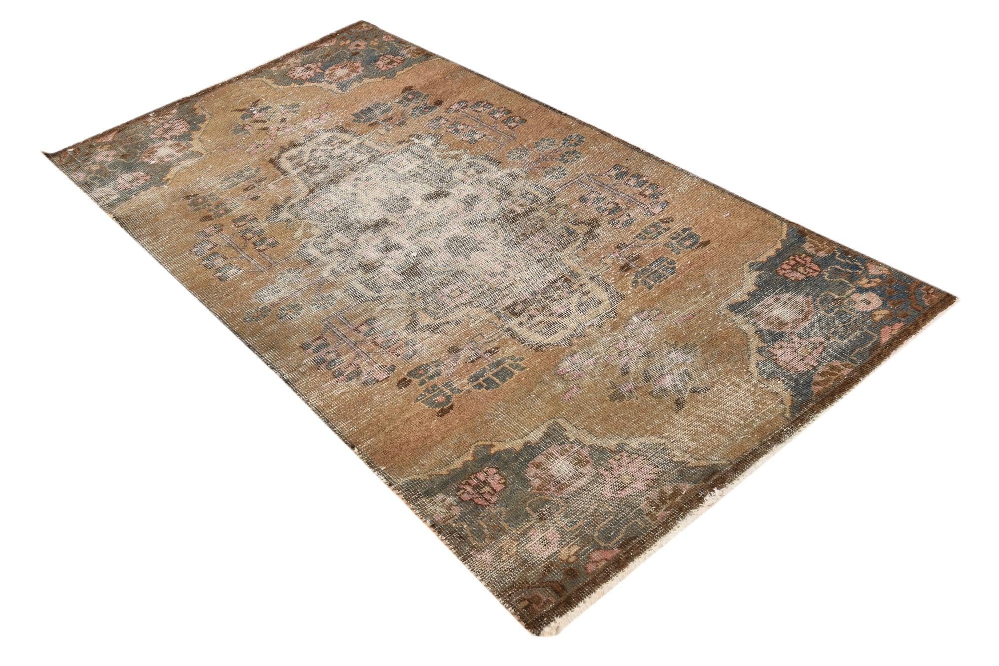 3' 2 x 6' 1 Hand Knotted Tabriz Persian Wool Runner Rug