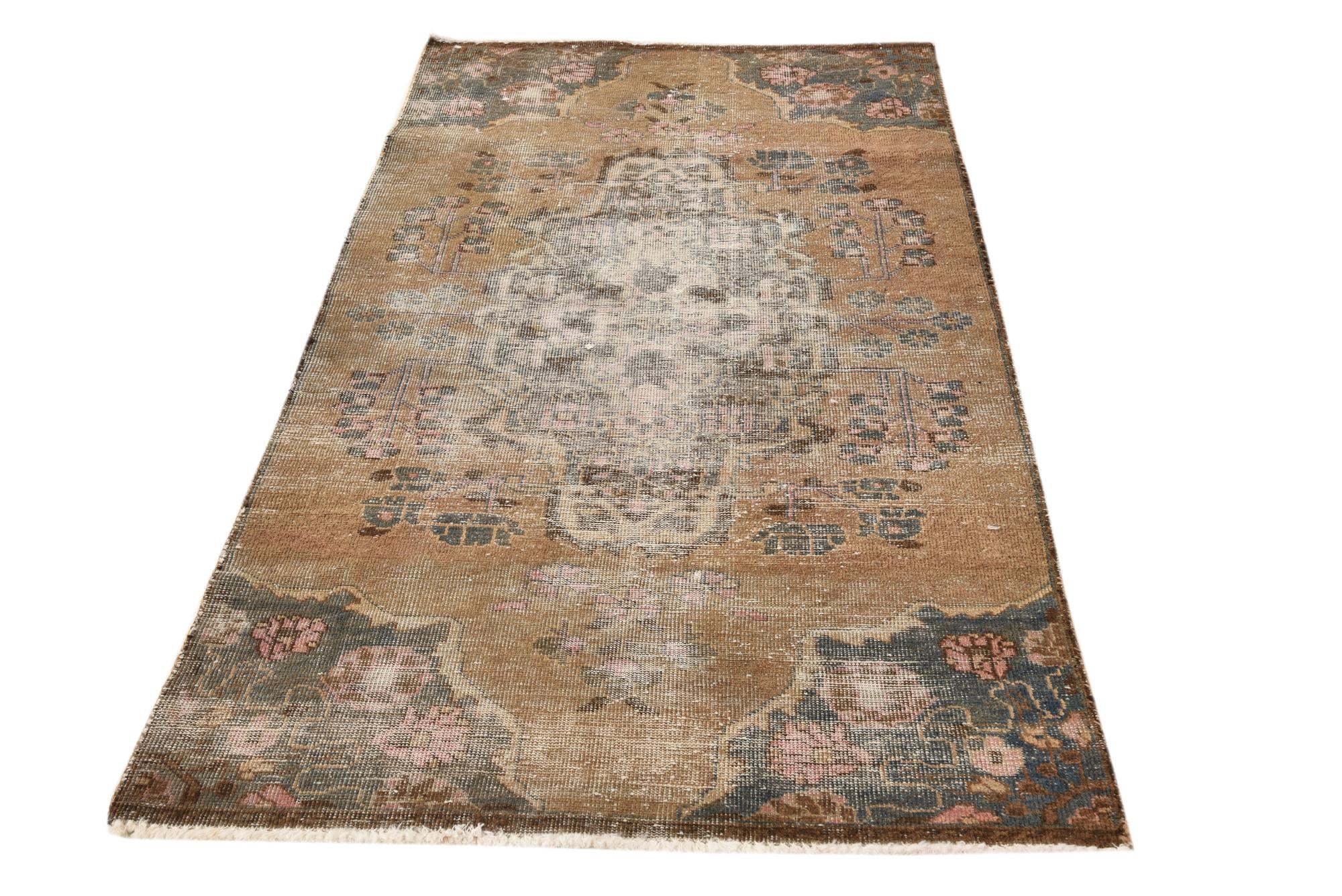 3' 2 x 6' 1 Hand Knotted Tabriz Persian Wool Runner Rug