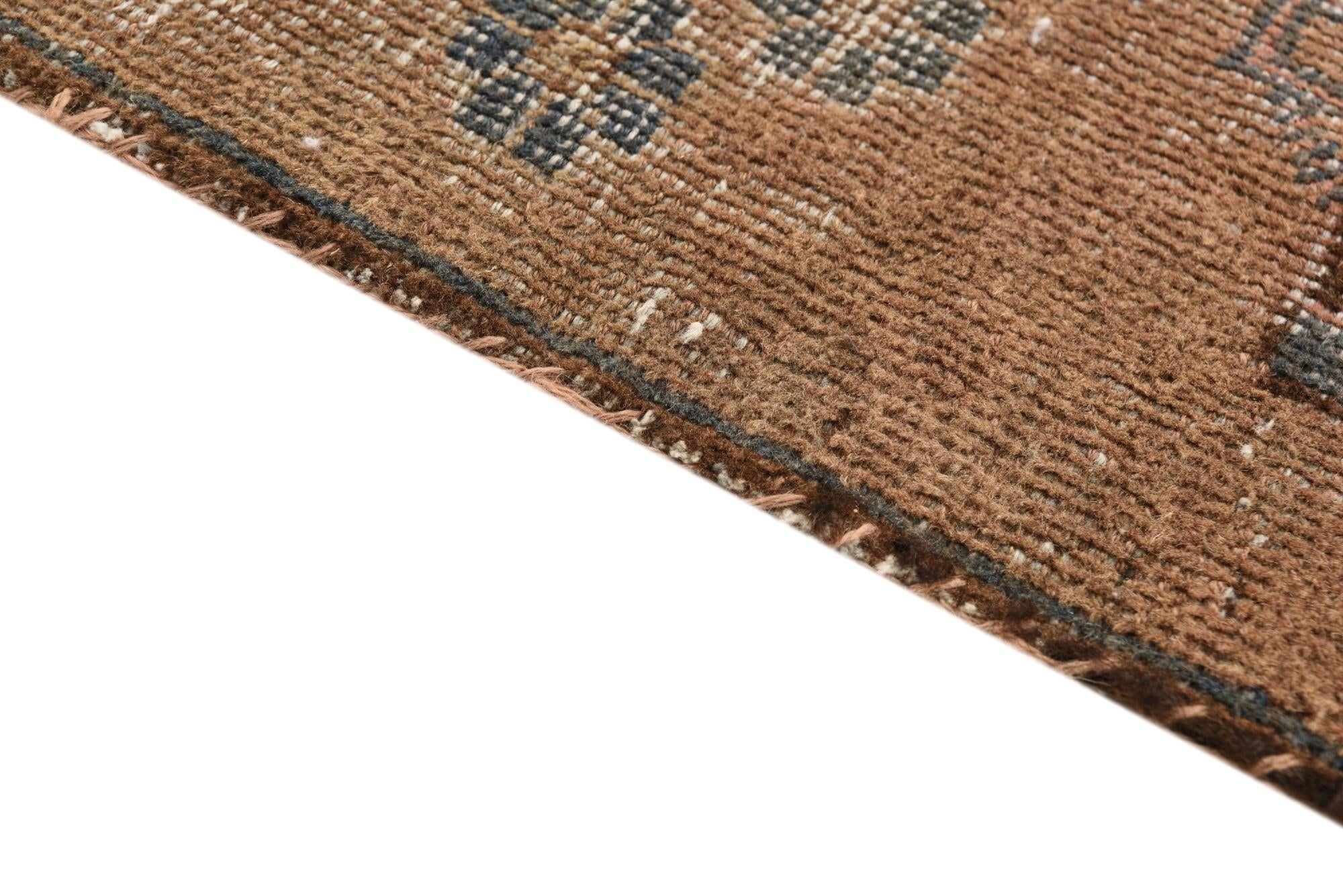3' 2 x 6' 1 Hand Knotted Tabriz Persian Wool Runner Rug