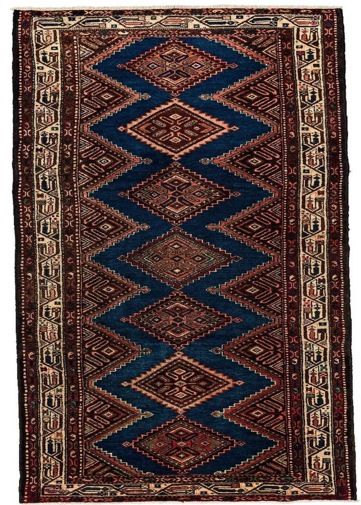 3' 11 x 10' 10 Tajabad Runner Rug