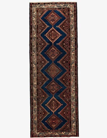 3' 11 x 10' 10 Tajabad Runner Rug