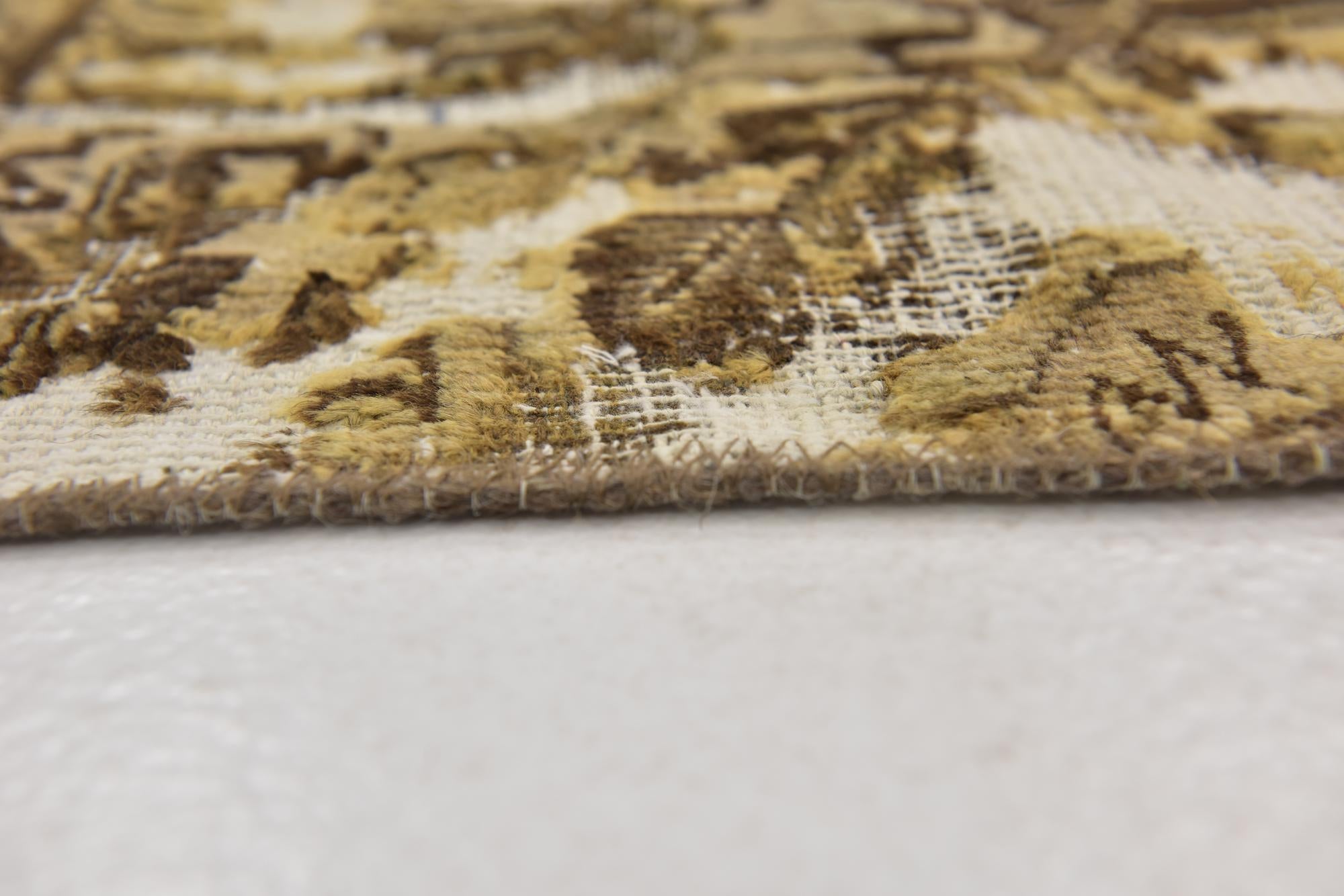 3' 5 x 7' Hand Knotted Ultra Vintage Persian Wool Runner Rug