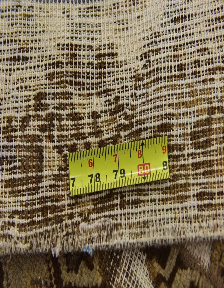 Detail image of 3' 5 x 7'  Hand Knotted Ultra Vintage Persian Wool Runner Rug