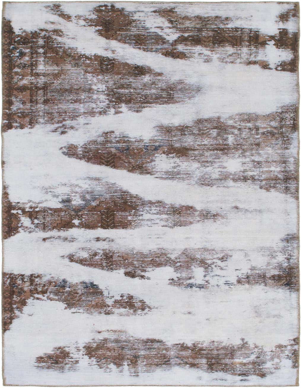 Primary image 4' 5 x 9'  Hand Knotted Ultra Vintage Persian Wool Runner Rug