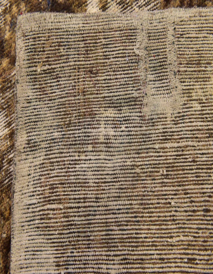 Detail image of 2' 8 x 8' 10  Hand Knotted Ultra Vintage Persian Wool Runner Rug