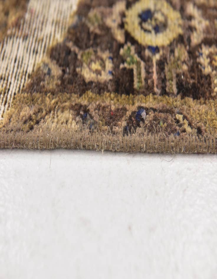 Detail image of 2' 8 x 8' 10  Hand Knotted Ultra Vintage Persian Wool Runner Rug