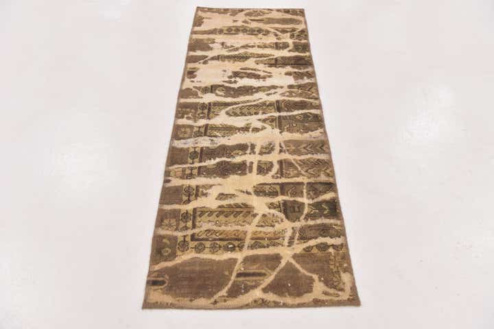 2' x 6' 2 Hand Knotted Ultra Vintage Persian Wool Runner Rug