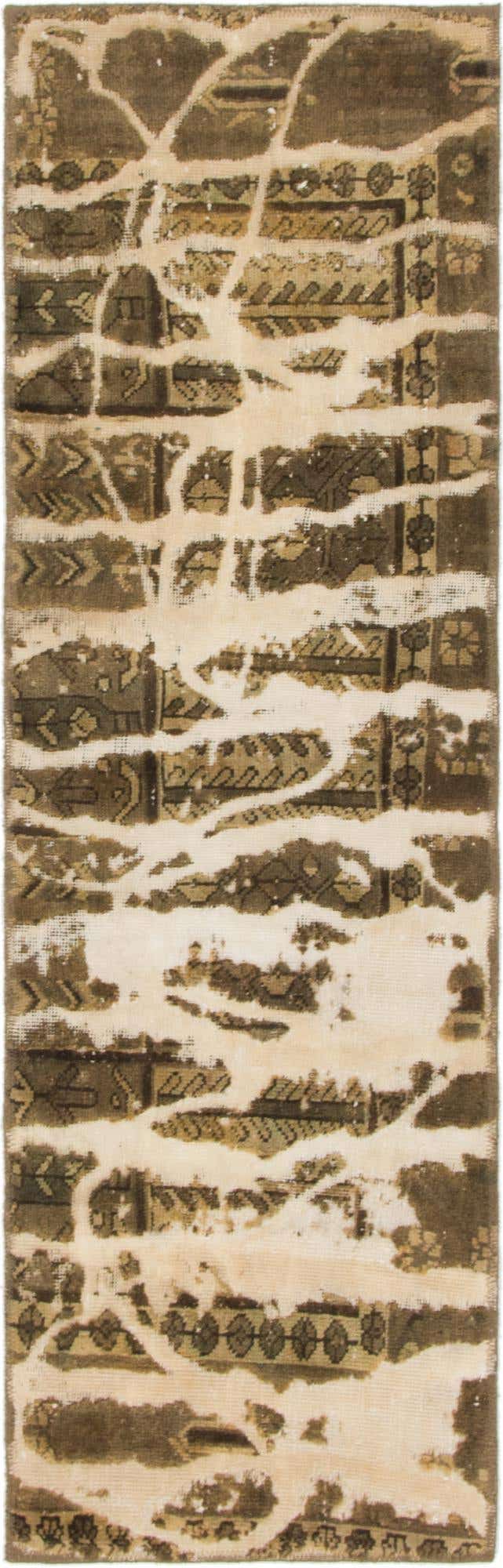 2' x 6' 2 Hand Knotted Ultra Vintage Persian Wool Runner Rug