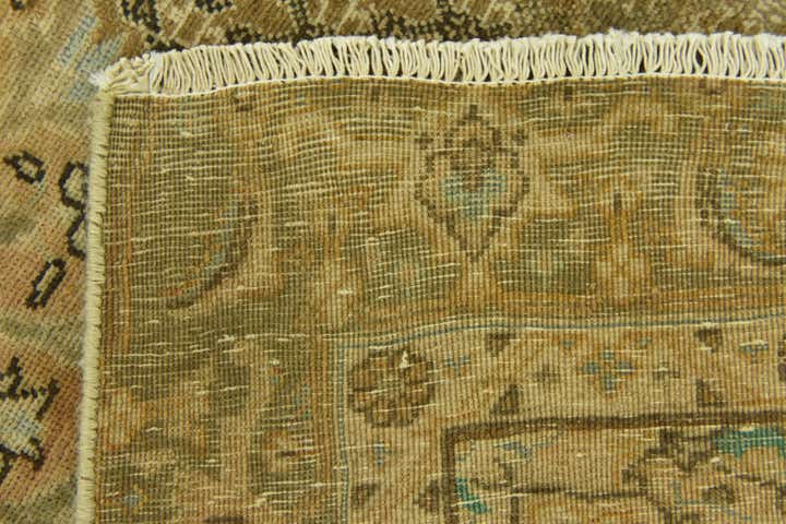4' 4 x 10' 8 Hand Knotted Ultra Vintage Persian Wool Runner Rug