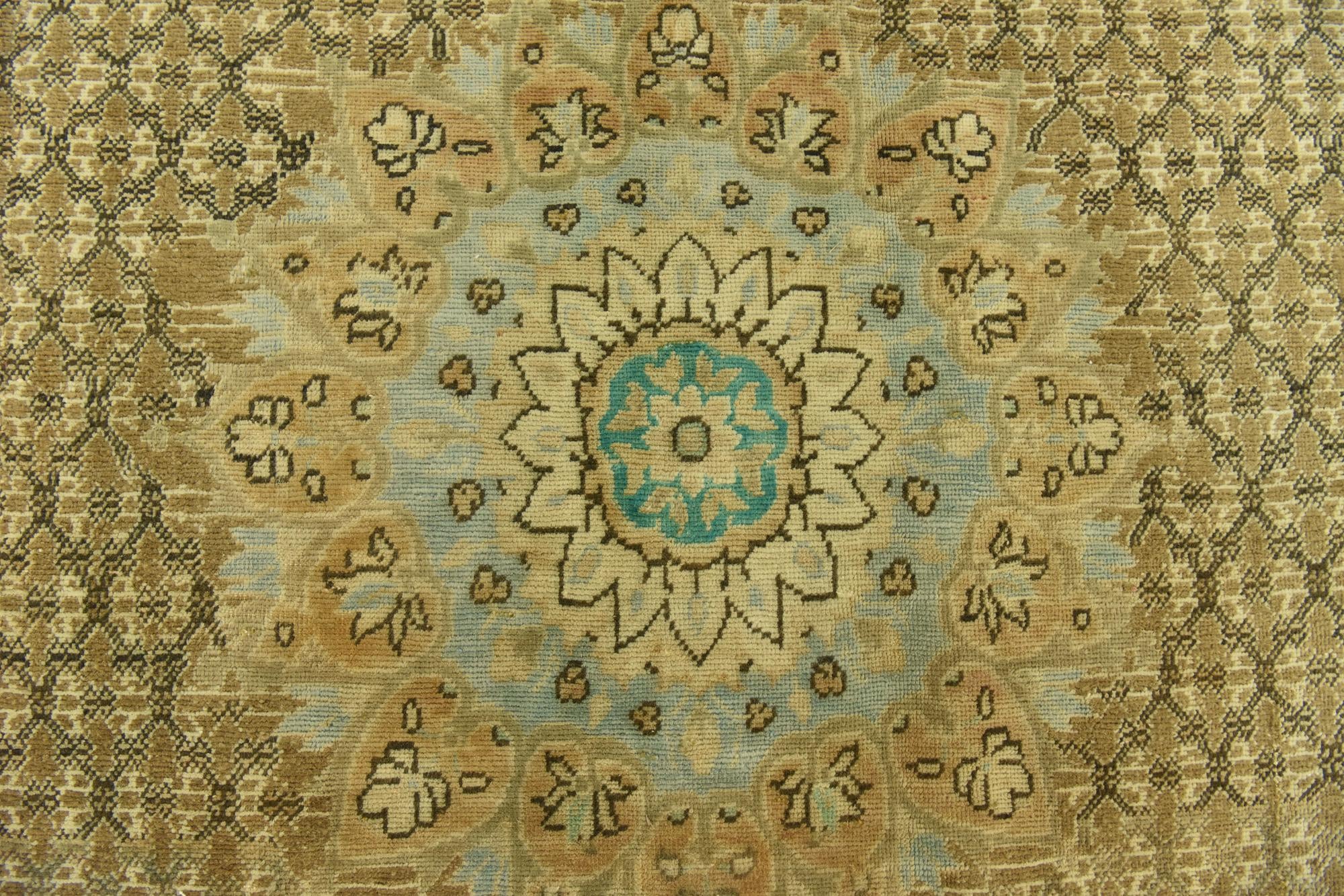 4' 4 x 10' 8 Hand Knotted Ultra Vintage Persian Wool Runner Rug