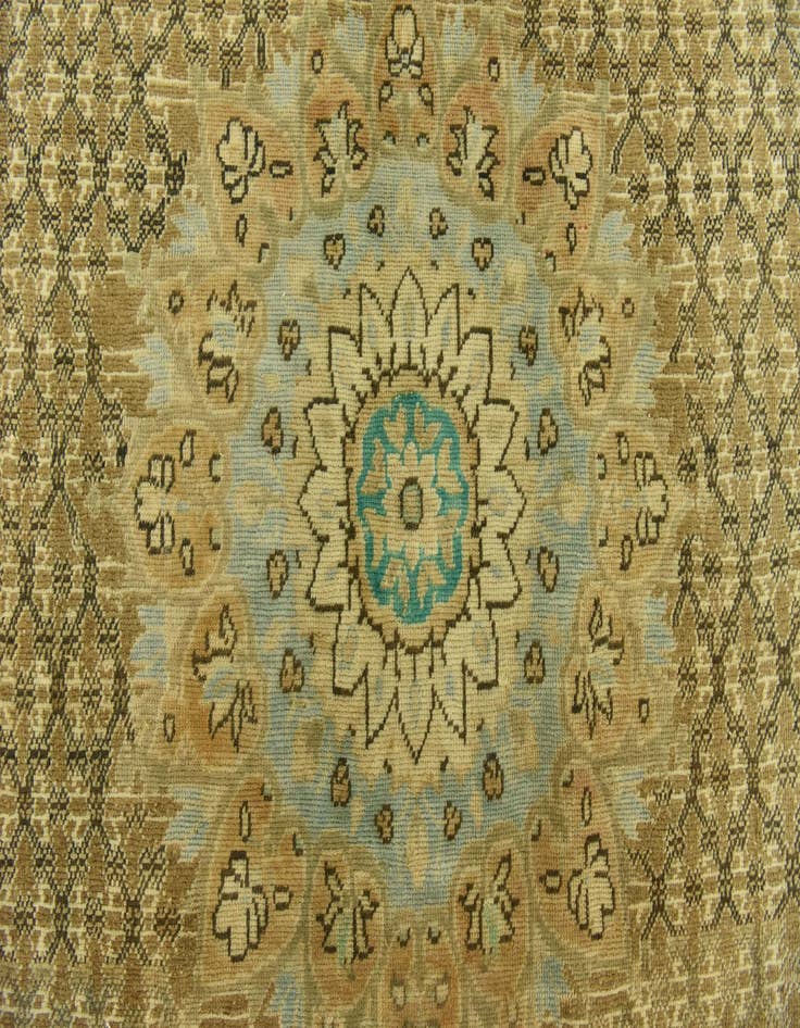 Detail image of 4' 4 x 10' 8  Hand Knotted Ultra Vintage Persian Wool Runner Rug