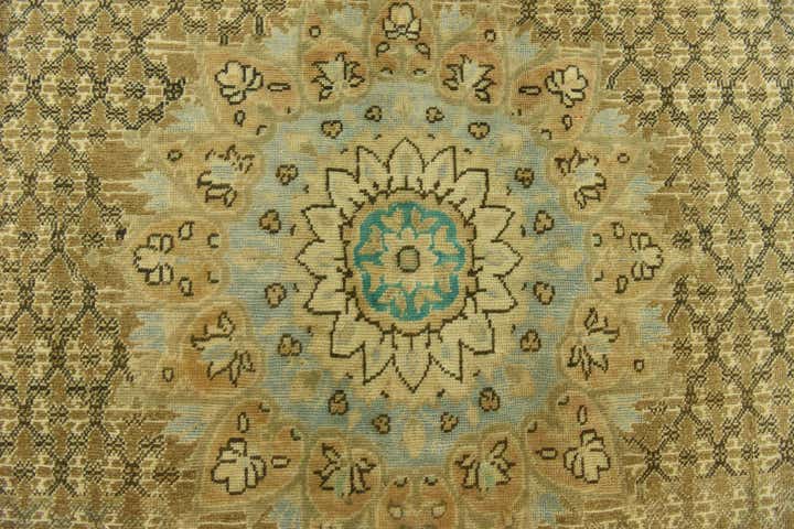 4' 4 x 10' 8 Hand Knotted Ultra Vintage Persian Wool Runner Rug