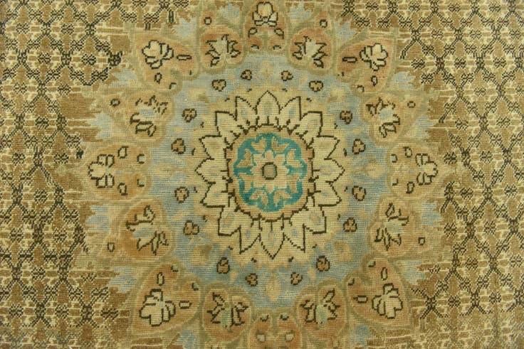 Detail image of 4' 4 x 10' 8 Hand Knotted Ultra Vintage Persian Wool Runner Rug