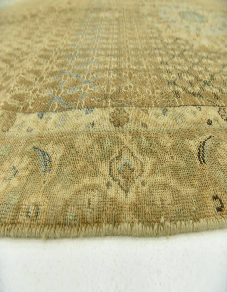 Detail image of 4' 4 x 10' 8  Hand Knotted Ultra Vintage Persian Wool Runner Rug