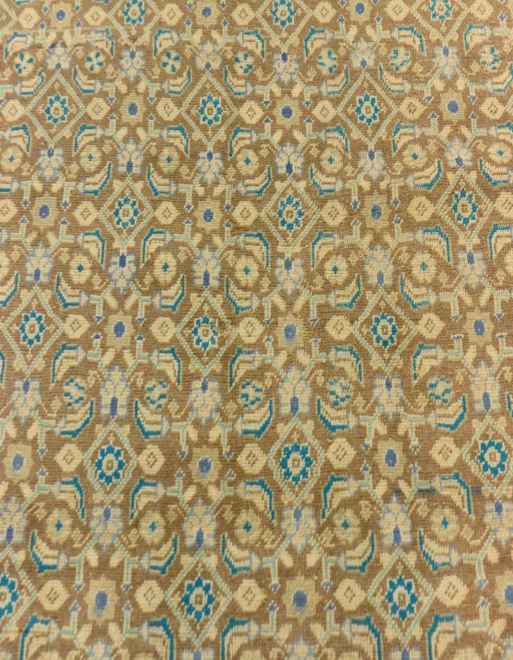 Detail image of 4' 9 x 9' 3  Hand Knotted Ultra Vintage Persian Wool Runner Rug