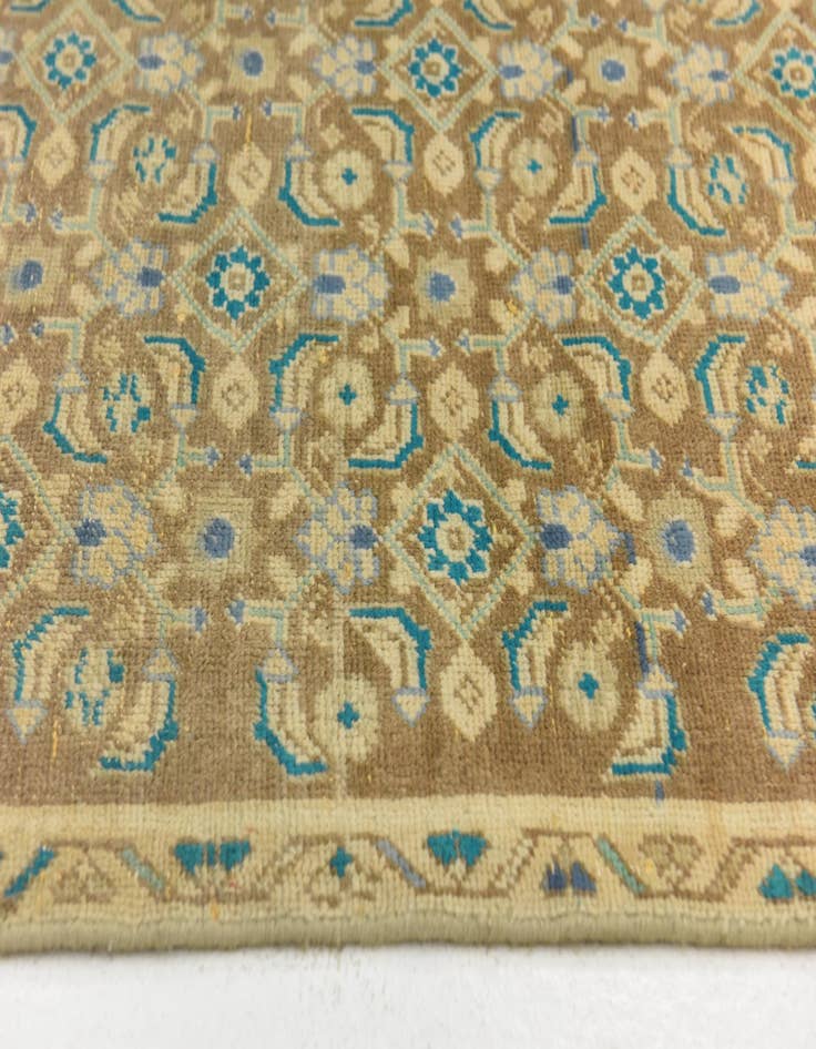 Detail image of 4' 9 x 9' 3  Hand Knotted Ultra Vintage Persian Wool Runner Rug