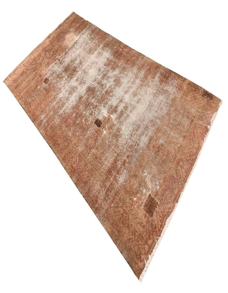 Detail image of 4' x 8'  Hand Knotted Ultra Vintage Persian Wool Runner Rug