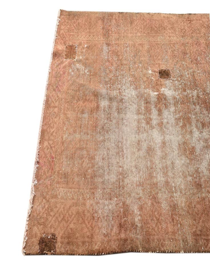 Detail image of 4' x 8'  Hand Knotted Ultra Vintage Persian Wool Runner Rug