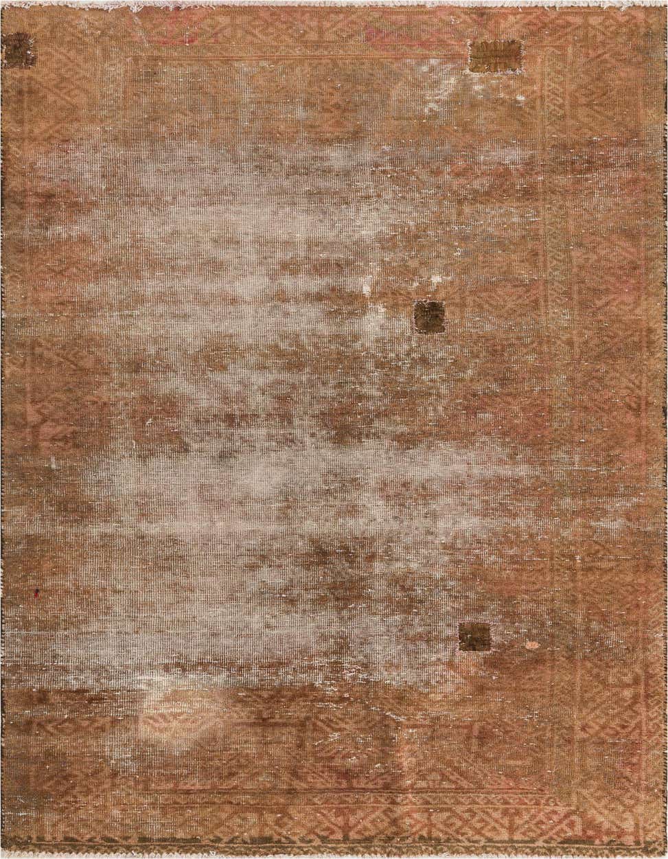 Primary image 4' x 8'  Hand Knotted Ultra Vintage Persian Wool Runner Rug